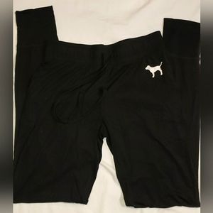 Womens PINK Super Soft Sleep Pant Sz XS Black